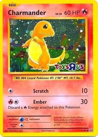 Charmander - 9/108 (Toys R Us Promo)