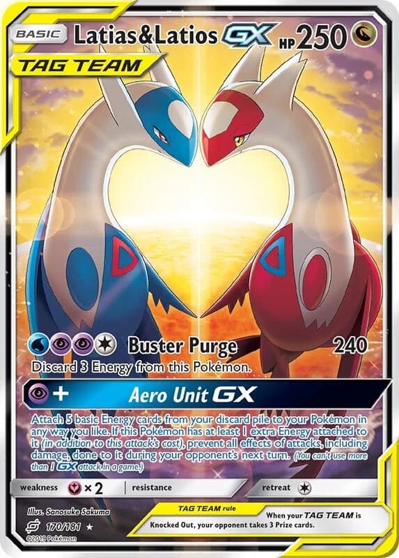 Latias & Latios GX (Alternate Full Art)