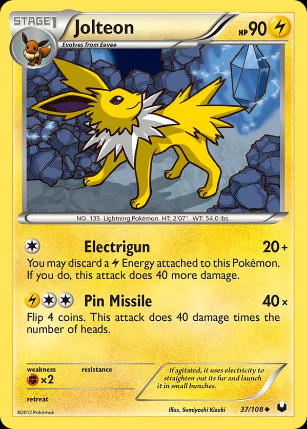 Jolteon - 37/108 (Regional Championships)