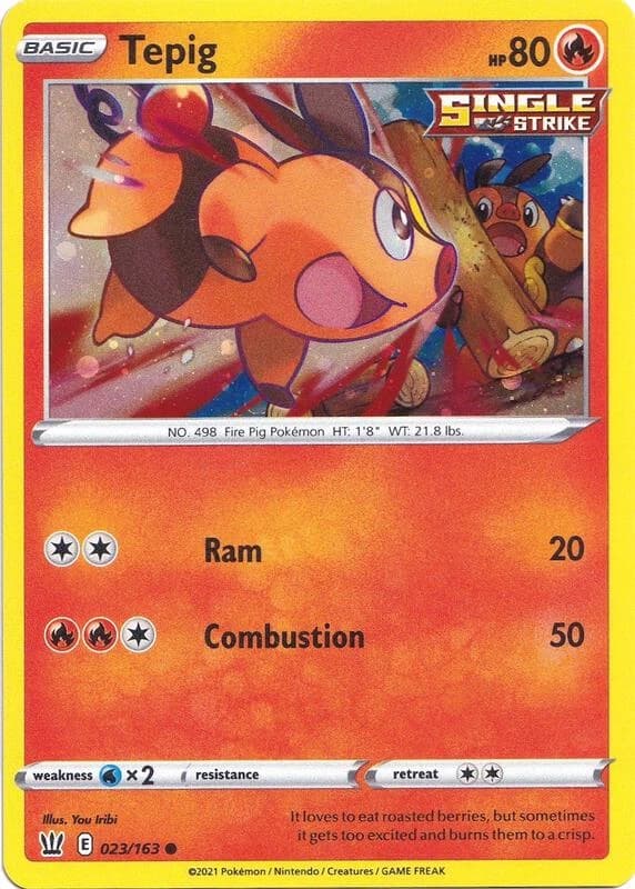 Tepig - 023/163 (Cosmos Holo)