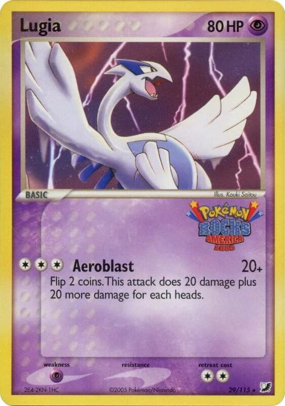 Lugia - 29/115 (Pokemon Rocks America)
