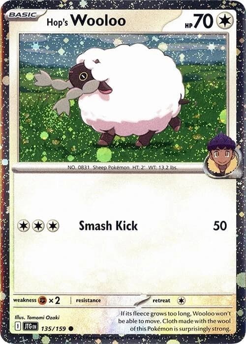 Hop's Wooloo - 135/159 (Cosmos Holo)