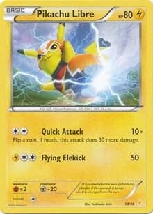 Pikachu Libre (14 - Non-Holo)