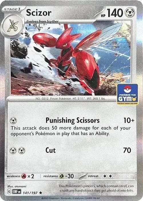 Scizor - 141/197 (Pokemon Gym Promo)