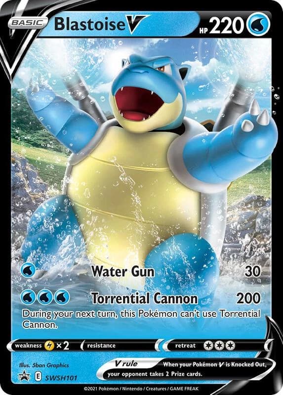 Blastoise V - SWSH101