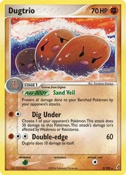 Dugtrio - 5/100 (EX Crystal Guardians)