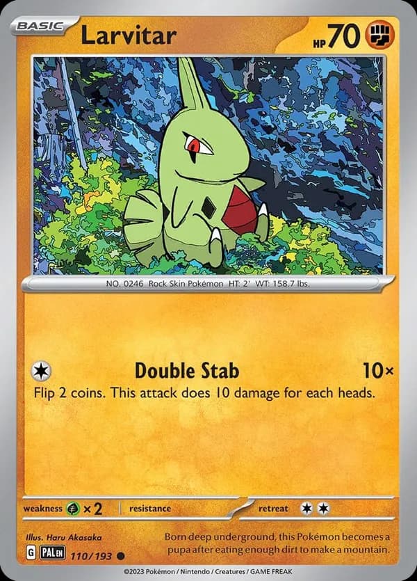 Larvitar - 110/193 (Cosmo Foil)