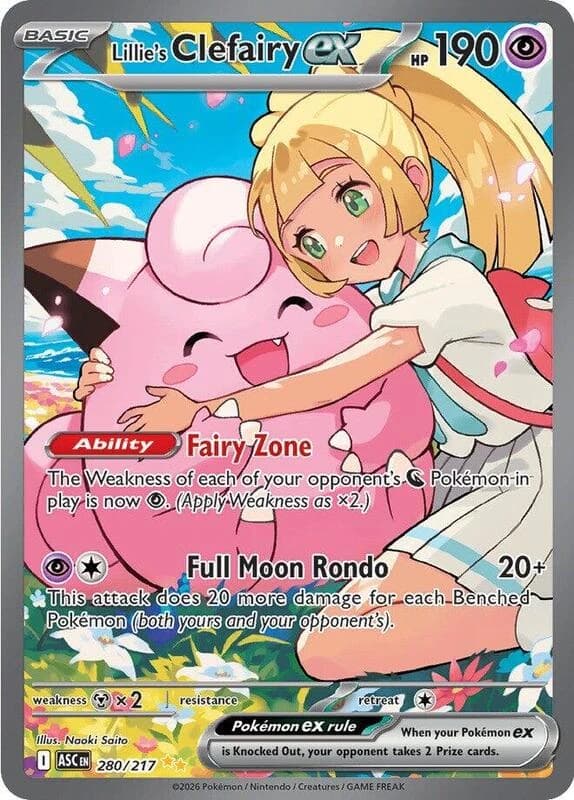 Lillie's Clefairy ex - 280/217