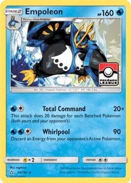 Empoleon - 34/156 (Pokemon League)