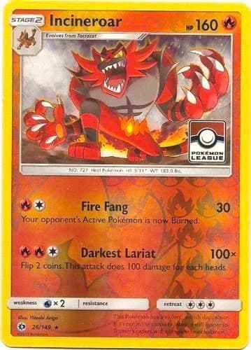 Incineroar - 26/149 (Pokemon League)
