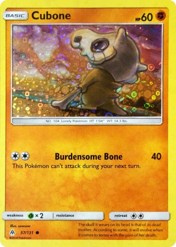 Cubone - 57/131 (General Mills Promo)