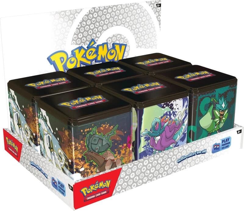 Pokemon Stacking Tins: Treasures of Ruin-Paradox Pokémon-Ogerpon Display
